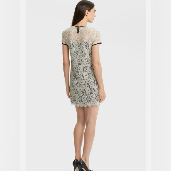 Diane Von Furstenberg Barbie Lace Overlay Stretch Dress - Picture 2 of 8